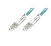 Digitus Câble à fibre optique DK-2533-20/3 OM3 20 m LC à LC Duplex 50/125 Turquoise
