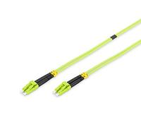 Digitus Câble à fibre optique DK-2533-02-5 OM5 2 m LC-LC Duplex 50/125 Multimode Vert citron