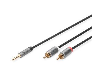 Digitus Câble adaptateur audio, prise jack 3,5 mm vers RCA