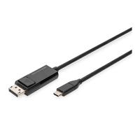 Digitus Câble adaptateur bidirectionnel USB type C <=> DisplayPort