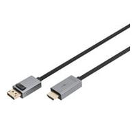 Digitus Câble adaptateur DisplayPort vers HDMI – UHD 4K/30Hz HDMI 2.0 DP1.2 – 3 m noir