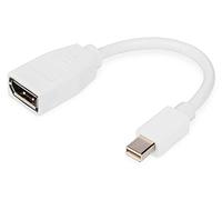 Digitus Adaptateur DB-340405-001-W Fiche mâle DisplayPort vers mâle Mini DisplayPort 0,15 m blanc
