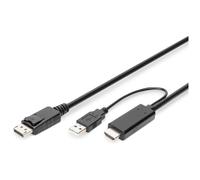 Digitus Câble adaptateur HDMI 4K ¿ HDMI vers DisplayPort