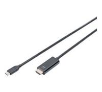 Digitus Câble adaptateur USB Type-C vers HDMI A (M/M) 5,0 m 4K/60Hz 18GB bl gold