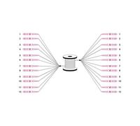Digitus Câble Breakout Fibre Optique Universel Préassemblé, Multimode