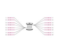 Digitus Câble Breakout Fibre Optique Universel Préassemblé, Multimode