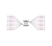 Digitus Câble Breakout Fibre Optique Universel Préassemblé, Multimode