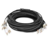 Digitus Câble breakout fibre optique universel préassemblé, multimode OM4, 12 fibres, LC/UPC - LC/UPC