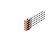 Digitus Câble CAT 6 S/FTP 10m Gris - RJ45 Mâle/Mâle - Cuivre, LSZH - 4x2 AWG 27/7 - Blindage S-STP - Conforme ISO/IEC 11801, DIN EN 50173