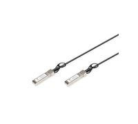 Digitus Câble DAC SFP+ 10G 0.5m Twinax AWG30, Connecteurs SFP+ Mâle, Débit 10.52Gb/s, Compatible MSA, Température 0-70°C, DN-81220