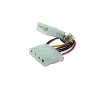 DIGITUS Câble d'alimentation Interne Molex - 4-pin Molex Femelle vers 4-pin Molex mâle & 3-pin pour Ventilateur - 0,3m - Convient aux Ventilateurs, disques durs ou lecteurs optiques
