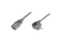 Digitus Câble d'alimentation secteur 0.75m IEC C13 vers CEE 7/7 (C13) Femelle-Femelle H05VV-F3G 0.75mm² 250V 10A Noir