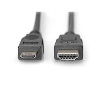 Digitus Cable de Alta Velocidad HDMI Tipo C-Tipo A M/M 3m