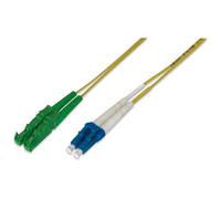 Digitus Câble de brassage à fibre optique, LSH (8° APC) sur LC (UPC), monomode