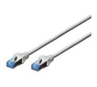 Digitus Câble réseau Cat5e 5 m – SF/UTP blindé CCA RJ45 – Compatible Cat6 et Cat5 – Gris