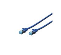 Digitus Câble de Brassage CAT 5e SF/UTP 5m Bleu - RJ45 Mâle vers RJ45 Mâle - Cuivre (Cu) - 10/100/1000Base-T(X) - AWG 26/7 - DK-1531-050/B