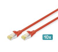 Digitus Câble de brassage CAT 6A S/FTP, 10 pièces