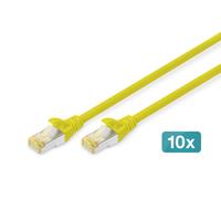 Digitus Câble de brassage CAT 6A S/FTP, 10 pièces