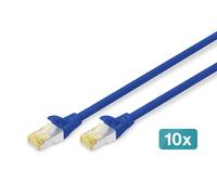 Digitus Câble de brassage CAT 6A S/FTP, 10 pièces