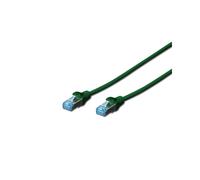 Digitus Câble de Brassage Cat5e SF/UTP Vert 0.5m, RJ45 Mâle/Mâle, Cuivre, PVC, 10/100/1000Base-T(X), AWG26/7, DK-1531-005/G