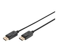 Digitus Câble DisplayPort AK-340103-020-S 2 m noir avec verrouillage 1.1a Full HD 1080p
