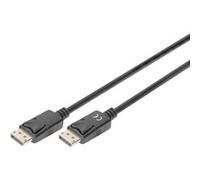 Digitus Câble DisplayPort DB-340100-020-S Connecteurs DisplayPort mâle-mâle 2,00 m noir rond