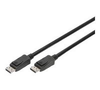 Digitus Câble DisplayPort DP M/M 3,0 m Ver. 1.3/1.4 avec verrou UHD 8K Bleu