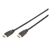 Digitus Câble HDMI Premium High Speed Type A mâle/mâle 5,0 m avec Ethernet Ultra HD 60p Or
