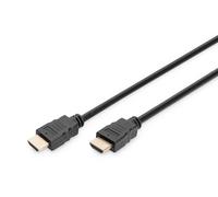 - Câble HDMI avec Ethernet - HDMI mâle pour HDMI mâle - 1 m - noir - support 4K