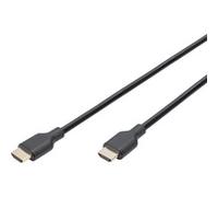 Digitus Câble HDMI Ultra High Speed Type A mâle/mâle 1 m Ethernet 8K60Hz Triple blindage Noir