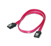DIGITUS Câble de connexion SATA II/III type L Avec Clip métal F/F, 0,5m droit