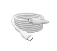 DIGITUS Câble de connexion USB 2.0-2m - USB type-C vers type-C - Haute vitesse 480 Mbit/s - 60W Power Delivery - Câble flexible en silicone - Blanc - pour iPad, iPhone, smartphones Android