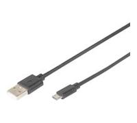 Digitus Câble USB A vers Micro-B 1 m USB 2.0 Noir