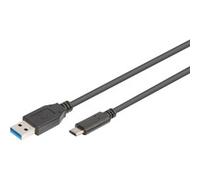 Digitus Câble USB Type-C vers A M/M 1,0 m 3A 5GB USB 3.0 bl