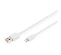 Digitus Câble de données/charge Lightning vers USB A, certifié MFI