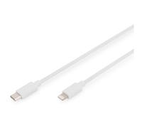 Digitus Câble USB Lightning – USB‑C M/M 1,0 m PVC MFI Blanc
