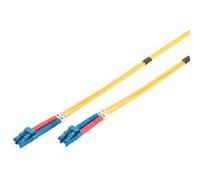 Digitus Câble fibre optique DK-2933-03 LC à LC Duplex 3 m OS2 9/125 Monomode 1/10 Gbit/s Jaune