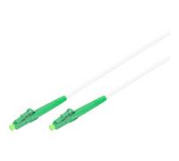 Digitus Câble fibre optique OS2 20 m LC(APC)–LC(APC) blindé simplex monomode 9/125 µ LSZH blanc