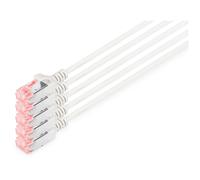 Digitus Câble de raccordement fin CAT 6 U/FTP, 5 pièces