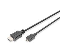 Digitus Câble de raccordement HDMI High Speed 4K, type D vers type A