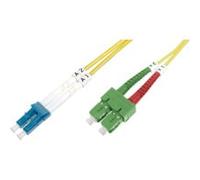 Digitus Câble à fibre optique DK-292SCA3LC-02 – OS2 2 m SC(APC)-LC(PC) Duplex 1/10 Gbit/s Jaune
