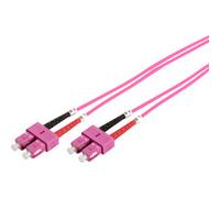 Digitus Câble fibre optique duplex SC-SC 50/125 µm OM4 Violet