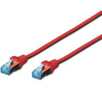 DIGITUS câble de raccordement Premium Cat. 5e SF/UTP 10.0 m rouge