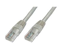 Premium - Cordon de raccordement - RJ-45 (M) pour RJ-45 (M) - 10 m - UTP - CAT 5e - démarré - gris