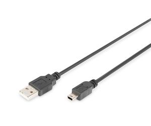 Digitus Câble de raccordement USB 2.0, type A vers Mini B