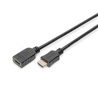 Digitus Câble d'extension HDMI High Speed 5 m Ethernet Full HD 60Hz contacts plaqués or noir