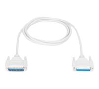Digitus Câble d'extension Datatransfer D-Sub25 M/F 2,0 m série/parallèle moulé be