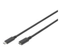 Digitus "Câble de rallonge USB 2.0, connecteur USB-C > prise USB-C, Câble d''extension"