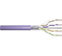 DIGITUS CABLE DE RED CAT.6 F/UTP DCA SOLID WIRE AWG 23/1 LSOH 305M VIOLET FOILED