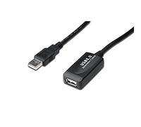 Digitus Câble USB USB 2.0 USB-A femelle, USB-A mâle 15.00 m noir avec USB, avec rallonge DA-73101